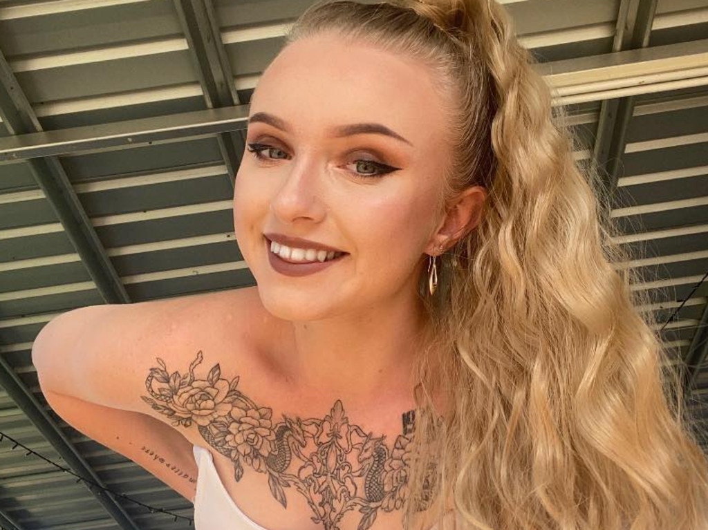 Caitie Howarth shared her horrific experience after a suspected drink spiking at a Cairns club. Picture: Caitie Howarth/Supplied