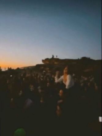 Party goers at a rave near Malabar Headland. Picture: Instagram