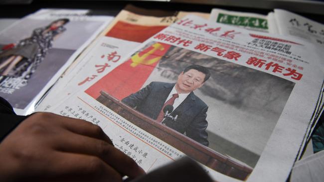 They do not worry about media editors in mainland China. Picture: AFP