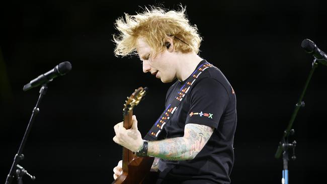 Ed Sheeran will wrap up his Mathematics tour in March. Picture: Josh Woning.