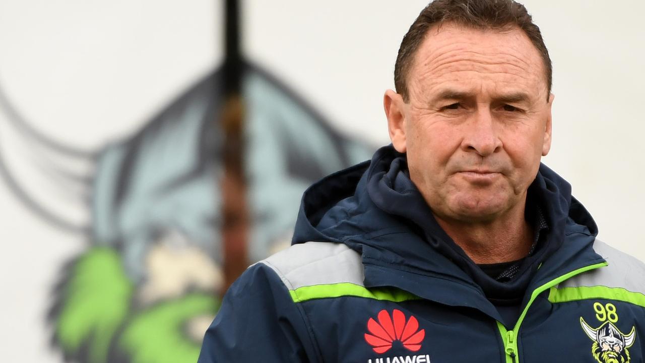 Ricky Stuart said his Raiders side were poor against the Roosters. Picture: Tracey Nearmy/Getty Images