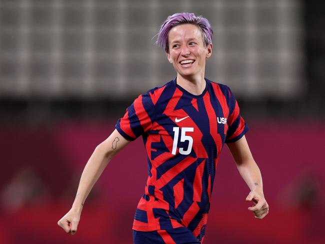 Rapinoe played a starring role in the USA’s 4-3 win over the Matildas in the bronze medal playoff.