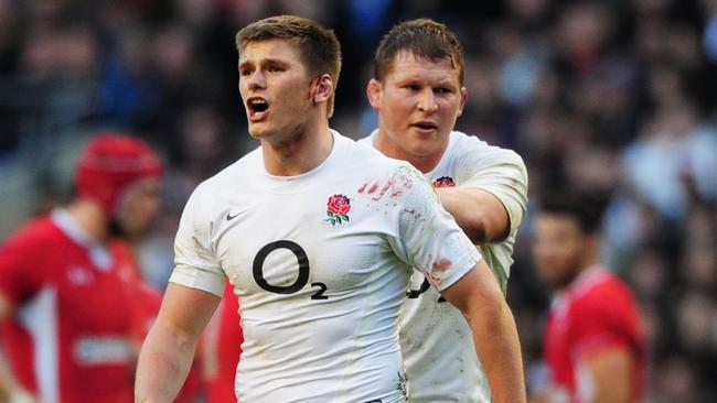 England’s key duo Owen Farrell (L) and Dylan Hartley (R) are in doubt for the autumn Tests.