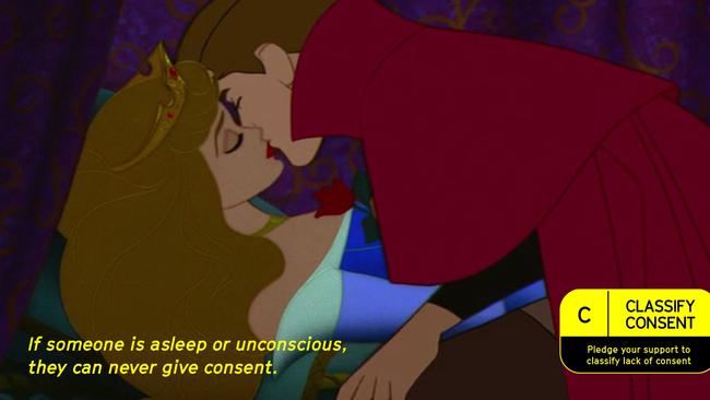 Sleeping Beauty might carry this warning under the c-rating proposal.