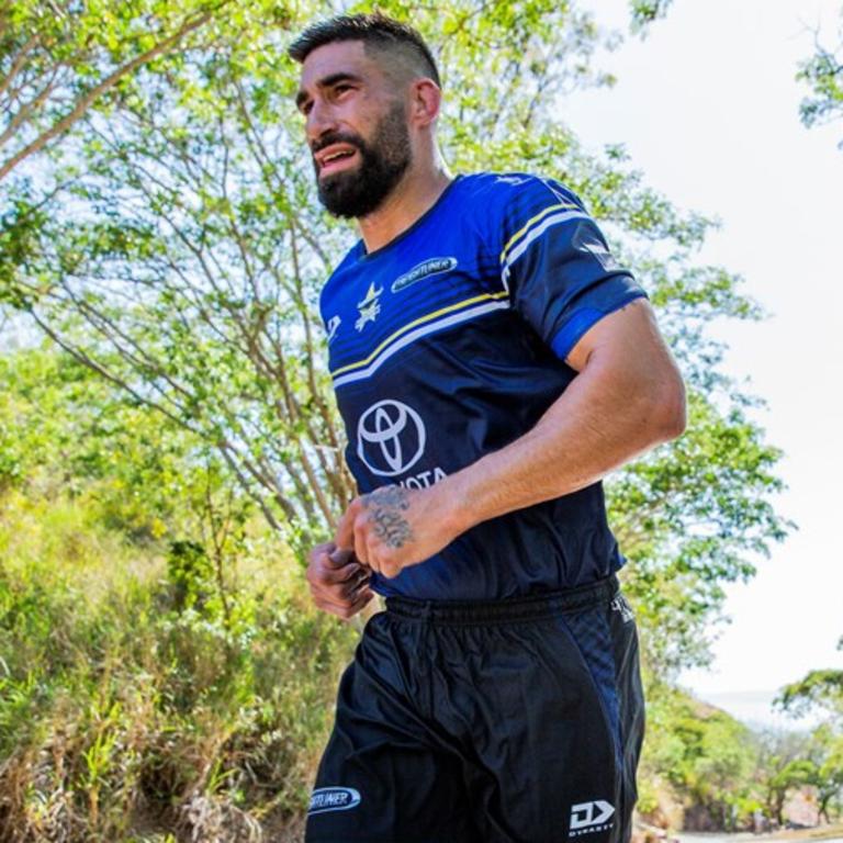 Cowboys prop James Tamou has returned to Townsville. Picture: North Queensland Cowboys