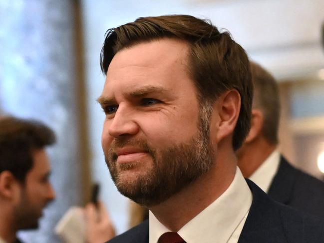 US Vice President JD Vance arrives for President Donald Trump's address to a joint session of Congress at the US Capitol in Washington, DC, on March 4, 2025. (Photo by Alex WROBLEWSKI / AFP)