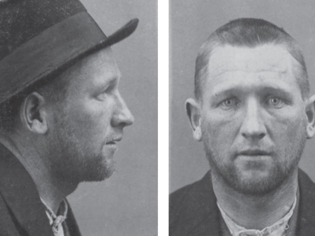 Melbourne gangster Norman Bruhn. Picture: Public Record Office Victoria