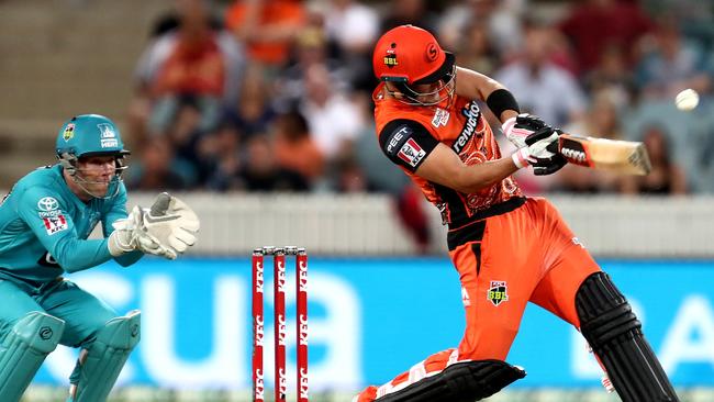 Liam Livingstone cracked his seventh half-century in the BBL. Picture: Getty Images