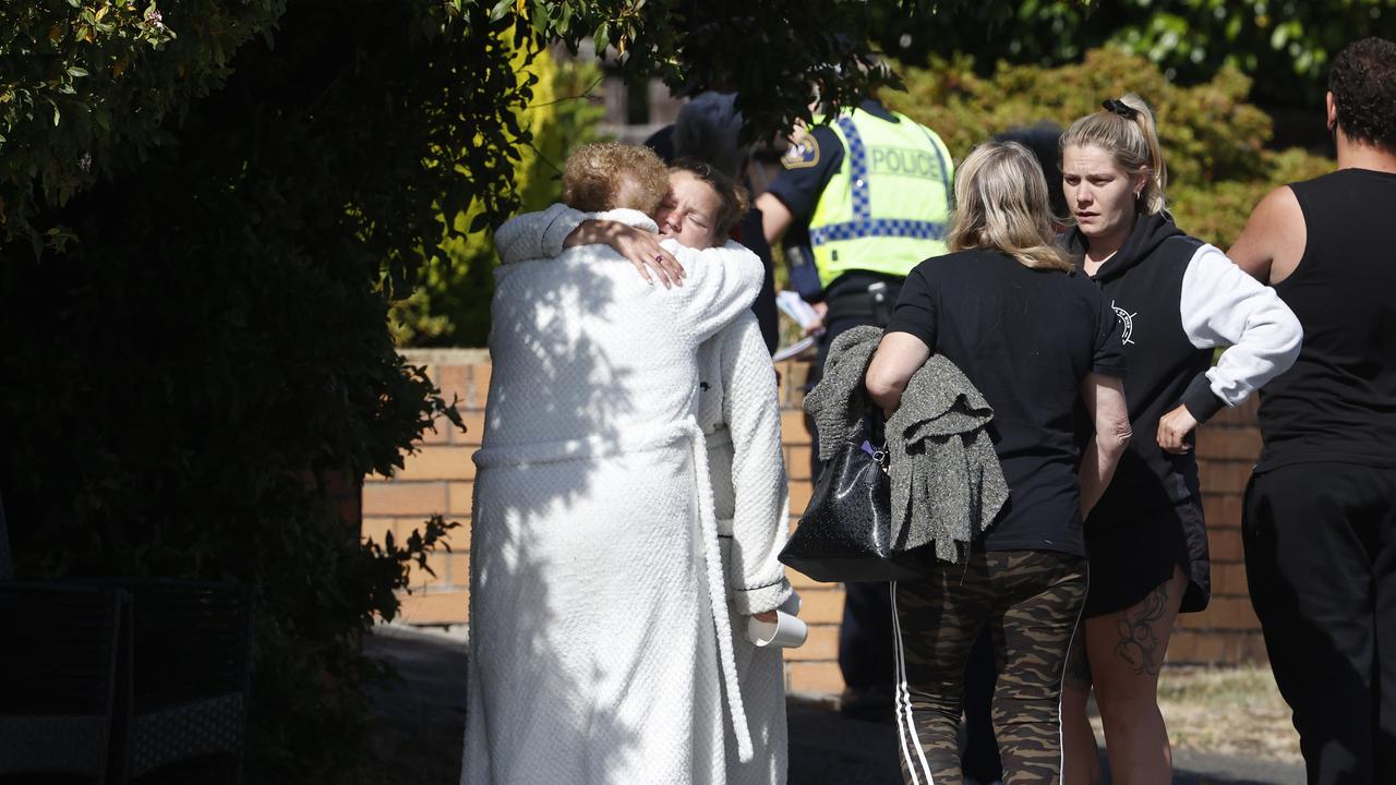 Fatal house fire in Sanders Street Glenorchy with Tasmania Police and Tasmania Fire Service in attendance. Picture: Nikki Davis-Jones