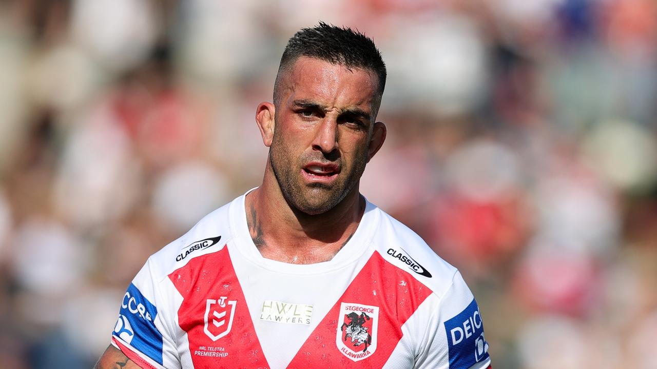 NRL CEO Andrew Abdo is not happy with Dragons star Paul Vaughan. (Photo by Speed Media/Icon Sportswire via Getty Images)