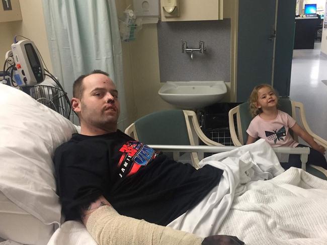 Jake Clift is father to two young daughters. Picture: Gofundme