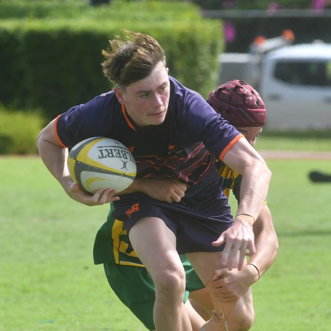 QLD Rugby Union State Championships (17-18 years boys) at the Townsville Sports Precinct. Friday May 23. Sunshine Coast against Metro West. Picture: Evan Morgan