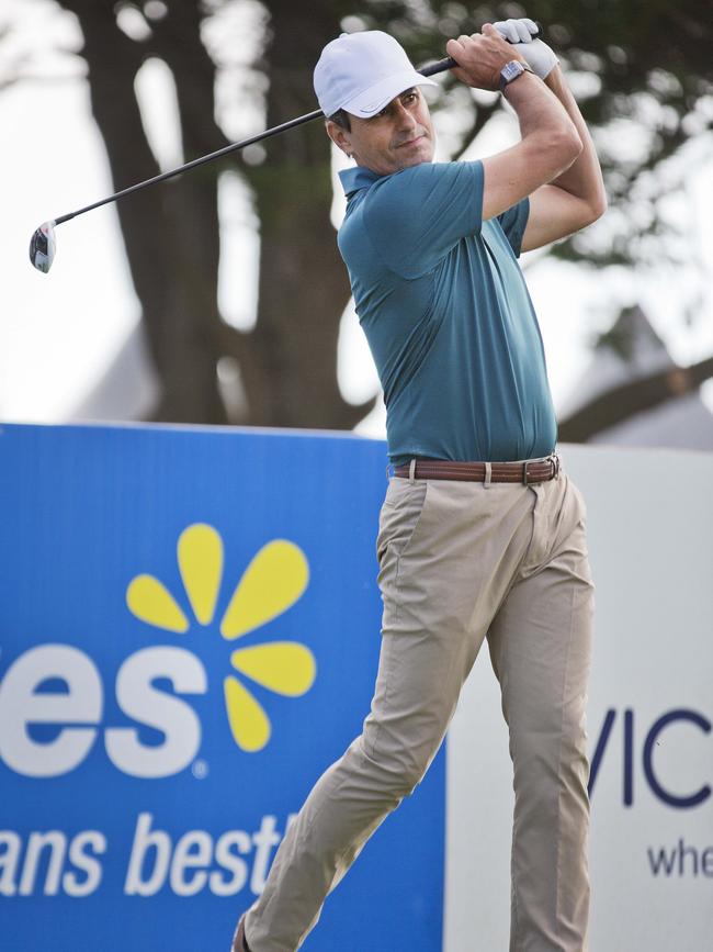 Allen at the 2016 Vic Open Pro Am at 13th Beach Golf Club, Barwon Heads. Picture: Nathan Dyer