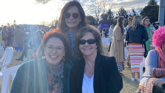 Women celebrating at Dubbo Kangaroos Rugby Club Ladies Day. Photo: Tijana Birdjan