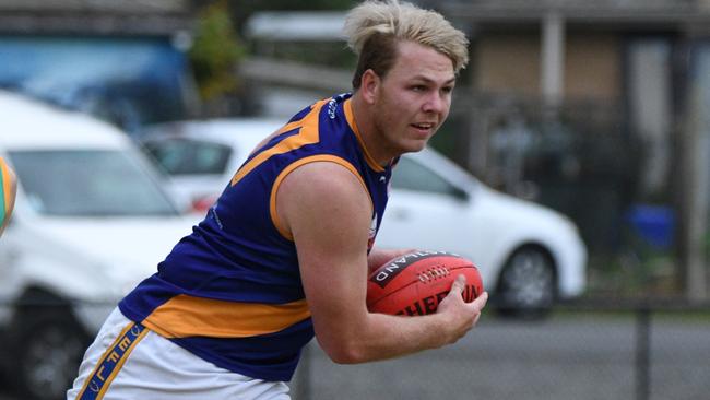 2019 Division 1 Team of the Year ruckman Beau Mitchener. Picture: Field of View Photography