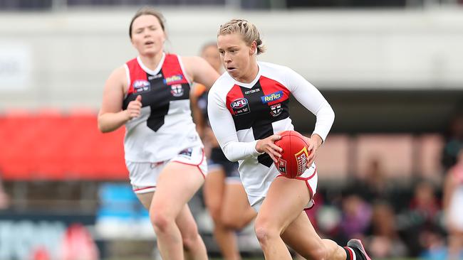 Kate McCarthy of the Saints. Picture: Graham Denholm/Getty Images