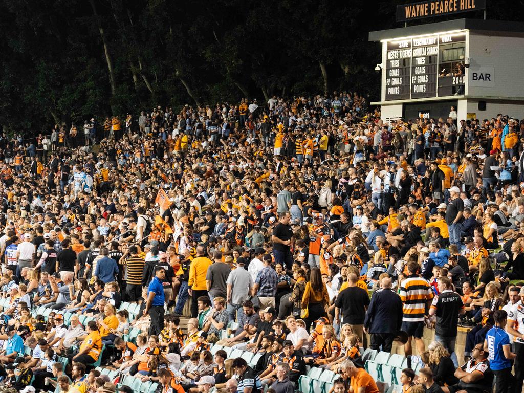 Despite the lack of toilets and the lines for beer Leichhardt Oval is still a great place to watch footy. Picture: Tom Parrish