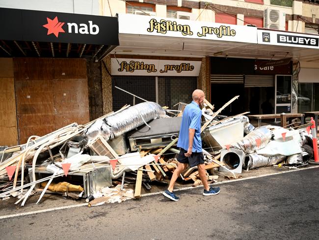 Lismore after the floods. Picture: Dan Peled