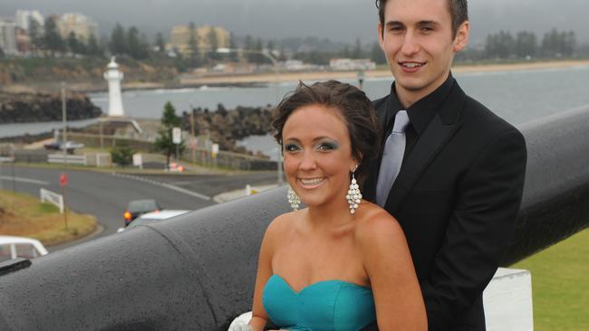 St Patrick’s College, Campbelltown year 12 students celebrating their formal in Wollongong in 2012.