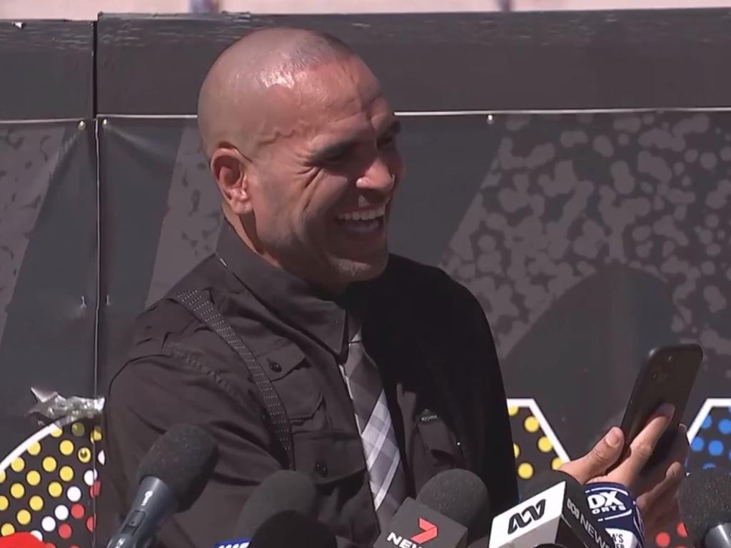 Mundine was clearly chuffed to receive Slater’s call.