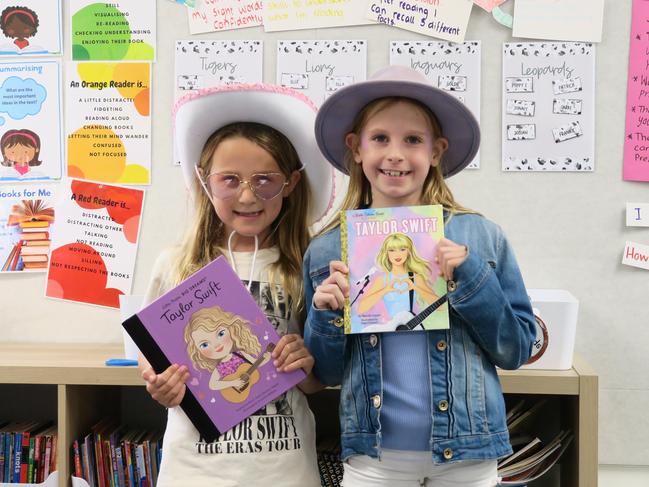 More Taylor Swift fans dressed up as the singer at Elwood Primary School Book Week. Picture: Gemma Scerri.