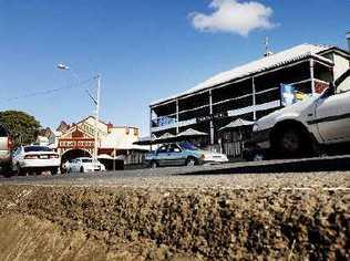 CHANGING FACE: Ballina Shire Council has been working in Main Street, Alstonville, to give it a new look as the town is bypassed. . Picture: David Nielsen