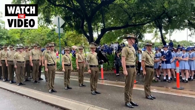 Townsville Army Commander leads ANZAC march