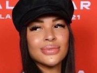 Australian basketball star Liz Cambage as seen in instagram posts from Las Vegas, Nevada at the AT&T WNBA All-Star 2021 Orange Carpet. Source: Instagram /ecambage
