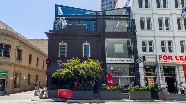 The Gallery on Waymouth is among a number of city hospitality venues currently on the market in Adelaide. Picture: JLL