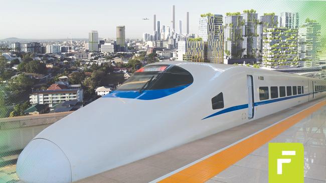 Is a rapid rail system for Brisbane on the horizon? Picture: Courier Mail