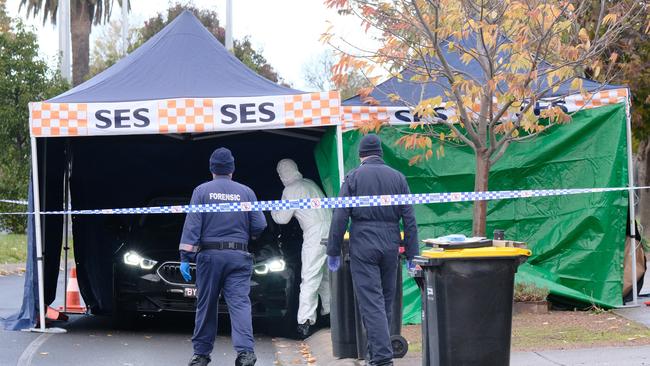 Police located the man with critical injuries on Sunday evening. Picture: NCA NewsWire / Luis Enrique Ascui