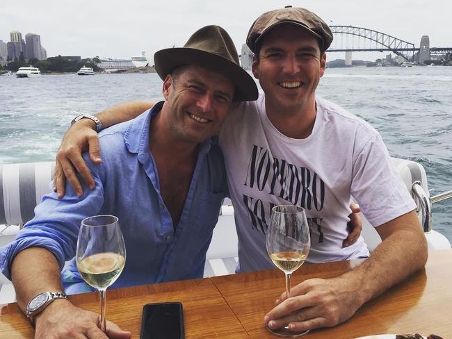 Karl and Peter Stefanovic are best mates. Picture: Instagram