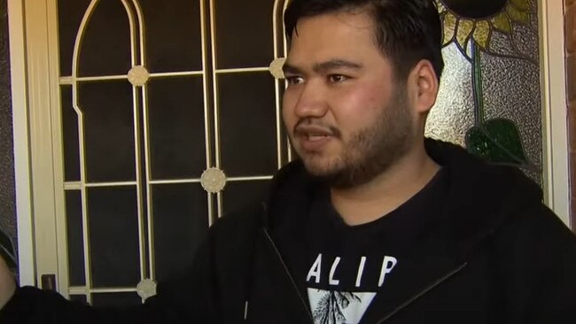 Milad Safdari came home to people inside his Craigmore home. Picture: 7NEWS