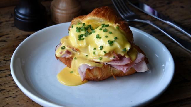 Bam Bam's egg benedict. Photo: Steve Holland