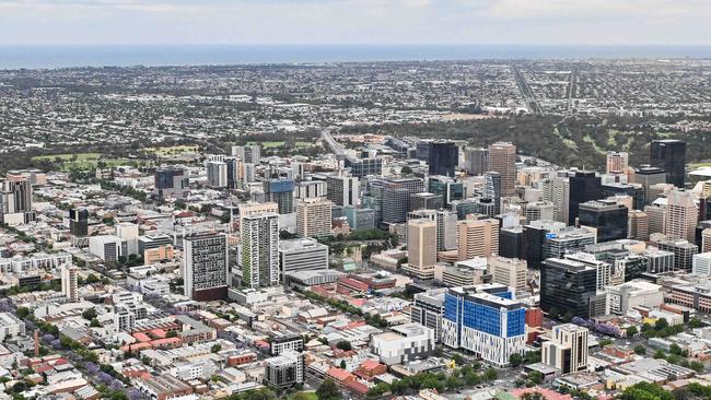 November 16, 2024: Aerial images of Adelaide.  City. Picture: Brenton Edwards