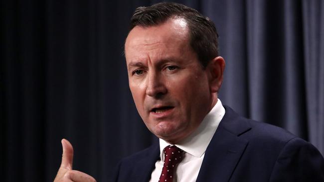 WA Premier Mark McGowan. Picture: Colin Murty