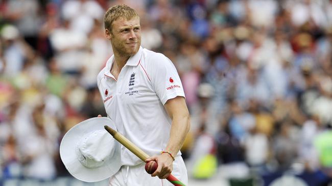 Flintoff had a hugely successful career in the national set up. AFP PHOTO/William WEST