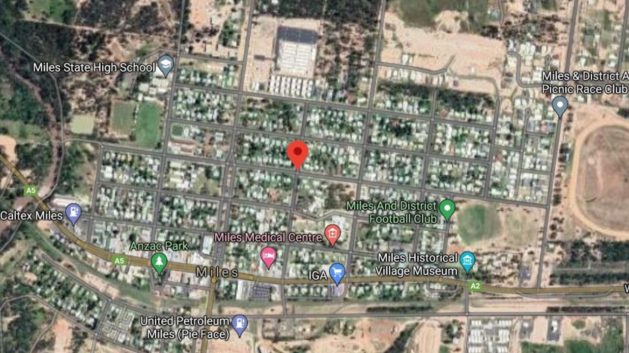 MEDICAL ATTENTION NEEDED: The assault took place at a home on Edith Street in Miles, late Saturday night on August 28. Pic: Google Maps