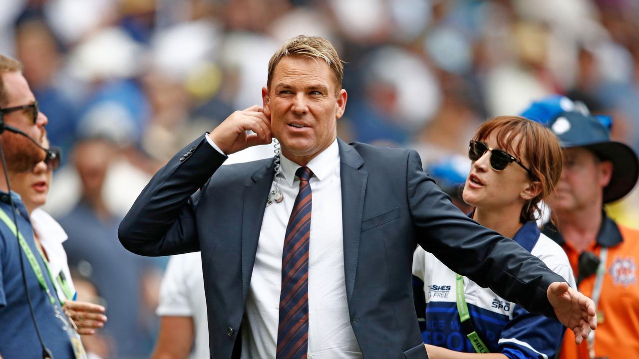 Shane Warne isn’t entirely happy with the decision. Photo by Scott Barbour/Getty Images