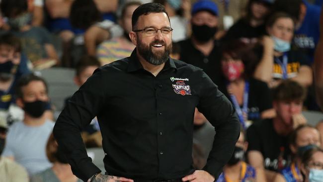 Taipans coach Adam Forde in Brisbane. (Photo by Jono Searle/Getty Images)