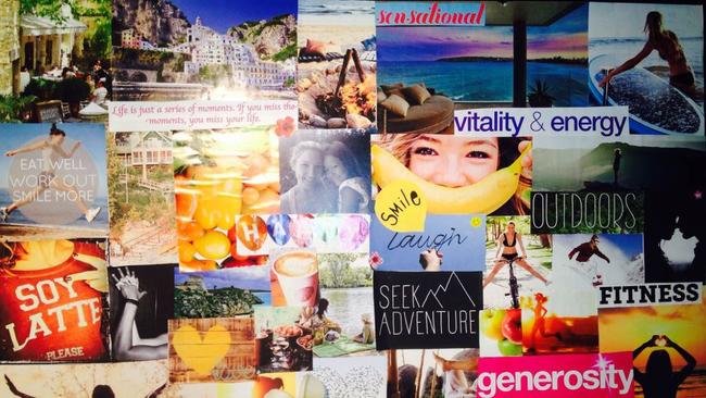 Vicky Jones from The Element Coach’s vision board — and something like this is gonna help me find a man