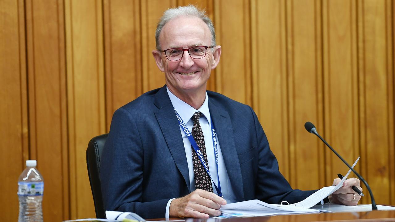 Acting CEO Joe McCabe. Townsville City Council general meeting. Picture: Shae Beplate.