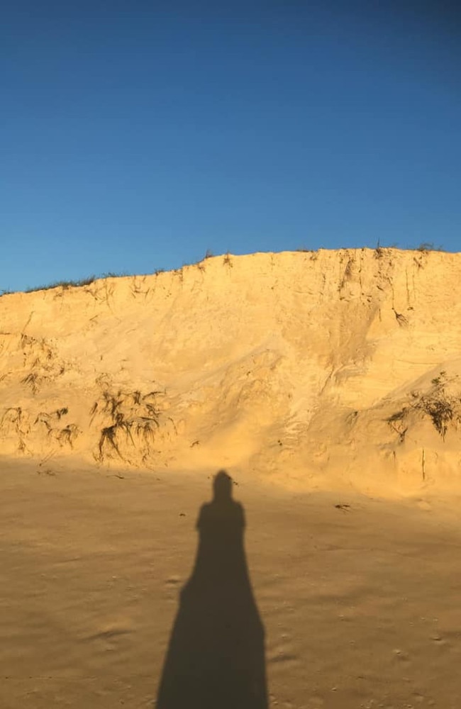 Sand cliffs at Racecourse Beach near Burrill Lake. Picture: Monica Kelly