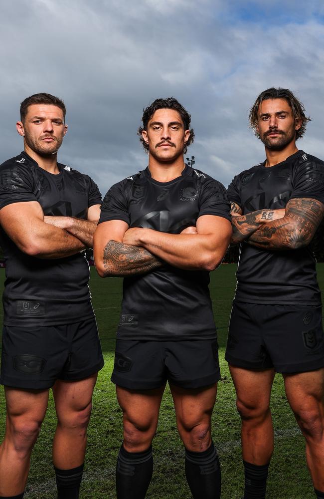 The kit was created in partnership with the Black Dog Institute and apparel sponsor ASICS. Picture: Zak Simmonds/NRL