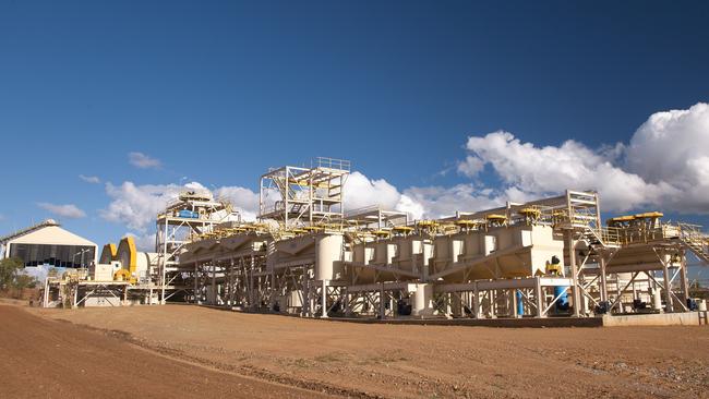 The King Vol zinc mill at Chillagoe, Queensland, when it was owned by failed base metals company Kagara.