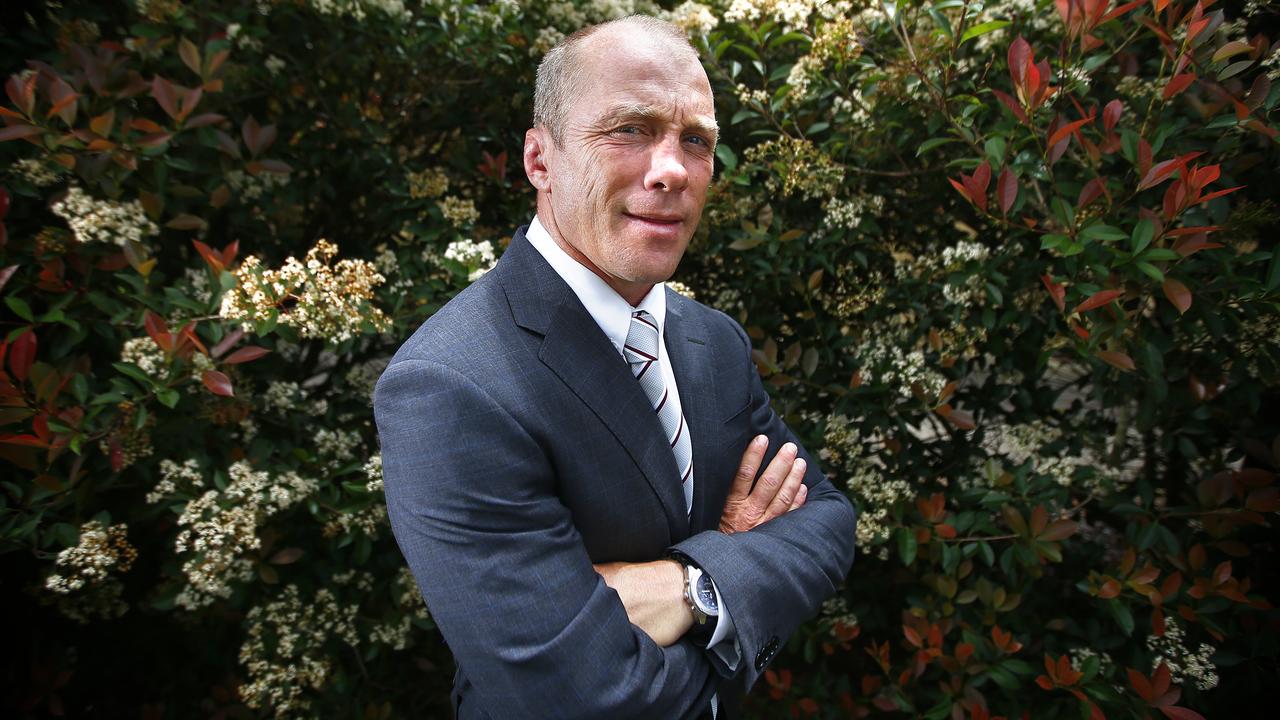 Manly coach, Geoff Toovey. Scott Penn announces the 'In's and Out's' of the Manly Sea Eagles Rugby League Club at a press conference. Picture: Bradley Hunter