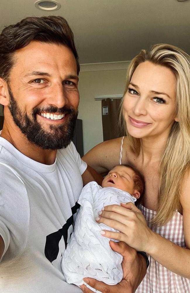 Tim Robards and wife Anna Heinrich welcomed Elle in November 2020.