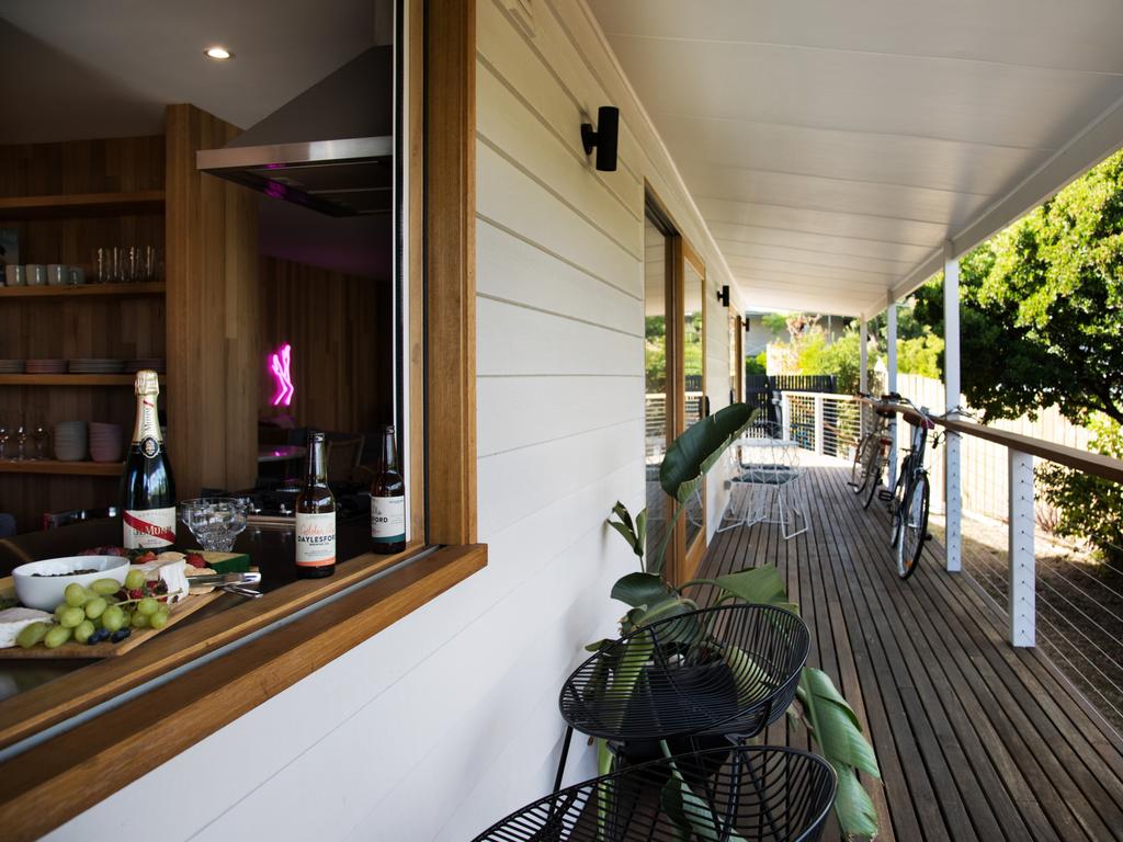 The veranda and bar — two of Megan Gale’s favourite places at Dollywood.