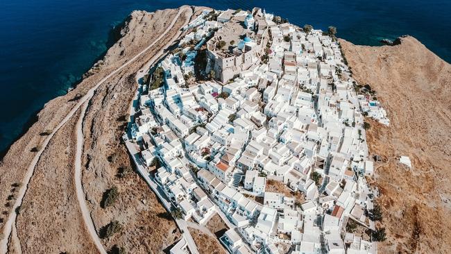 Aerial view of Astypalea. Picture: Johnny Africa/Unsplash.