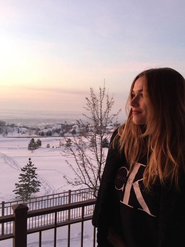 Where in the world is Demi Harman? “No filter, just coats #february” Picture: Demi Harman/Instagram